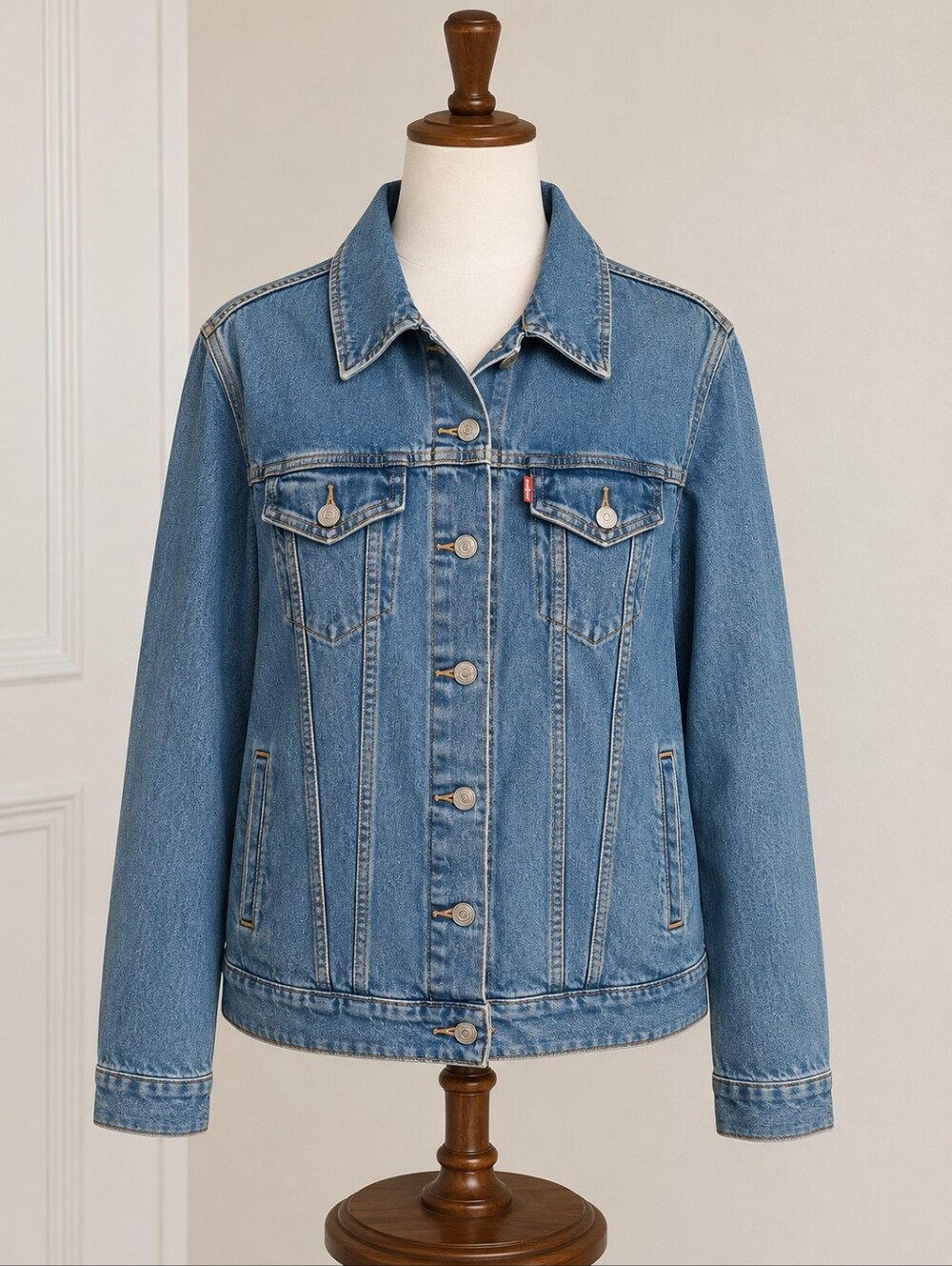 Levi's Women's Light Blue Denim Jacket - Classic  Style